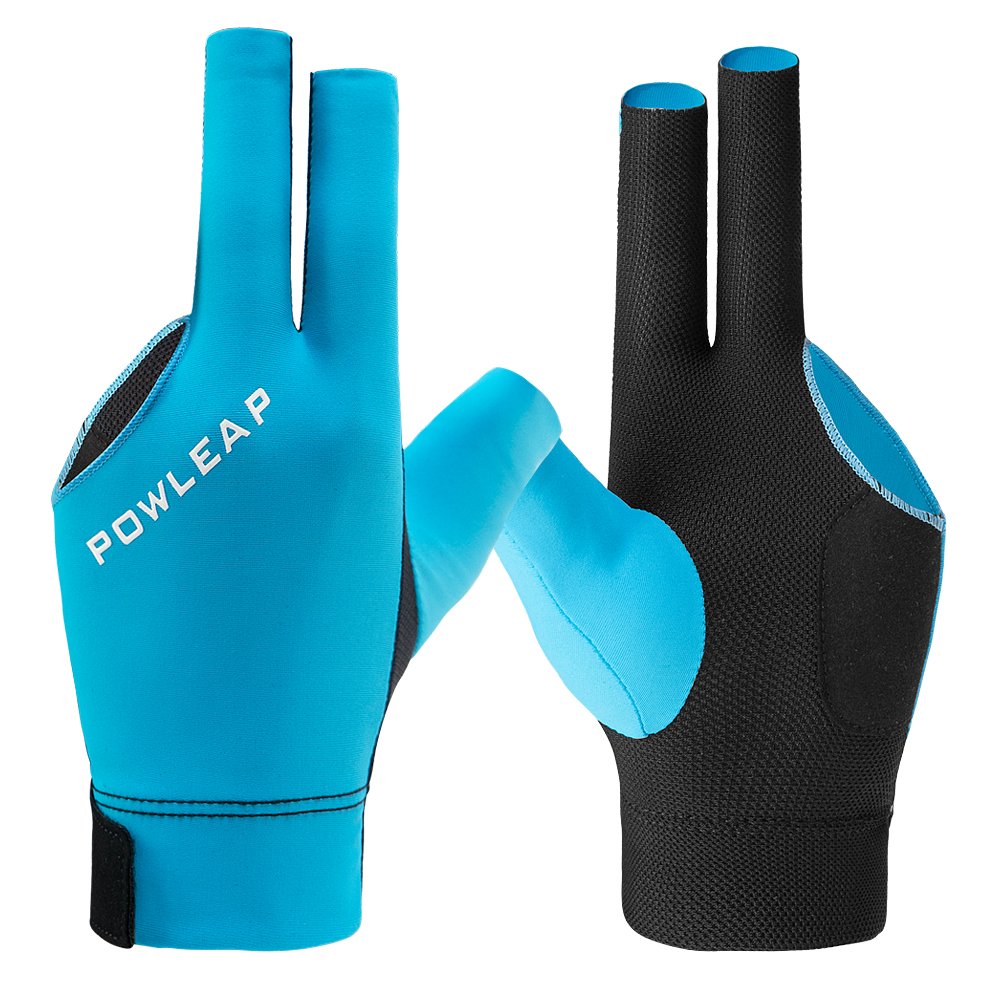 Wholesale High Quality Padded Billiards Gloves 3 Open Finger Play Comfortable Mesh Snooker Pool Cue Gloves