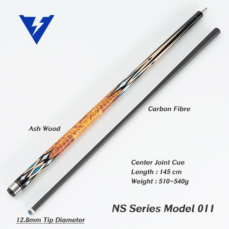 Multiple Optional Carbon Glass Fibre Cues Stick Pool Snooker Punch Jump Functions Billiard Cues