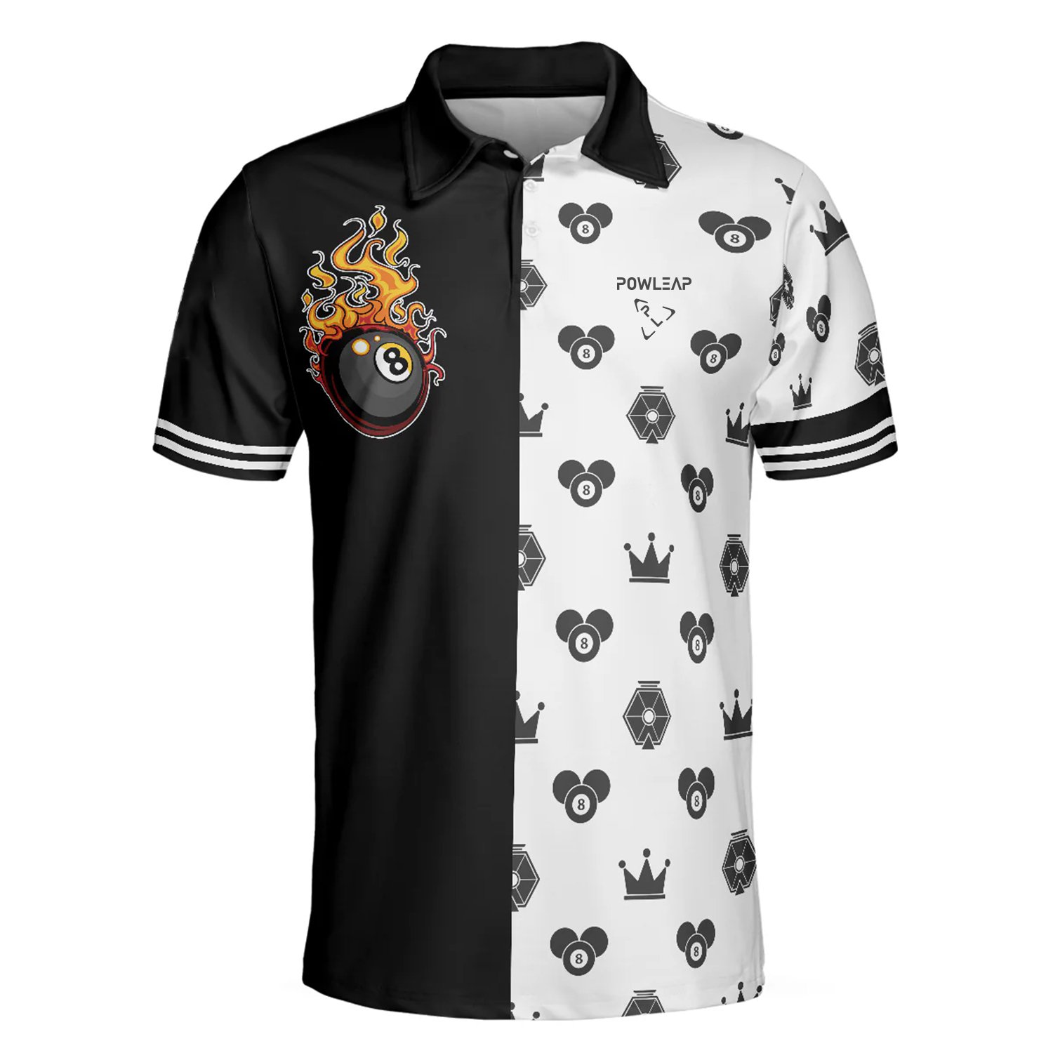 Wholesale Top Selling Fashion Billiard Polo Shirt Oversize Snooker Polo Shirt Personalized Billiards 9 Ball Pool Shirts