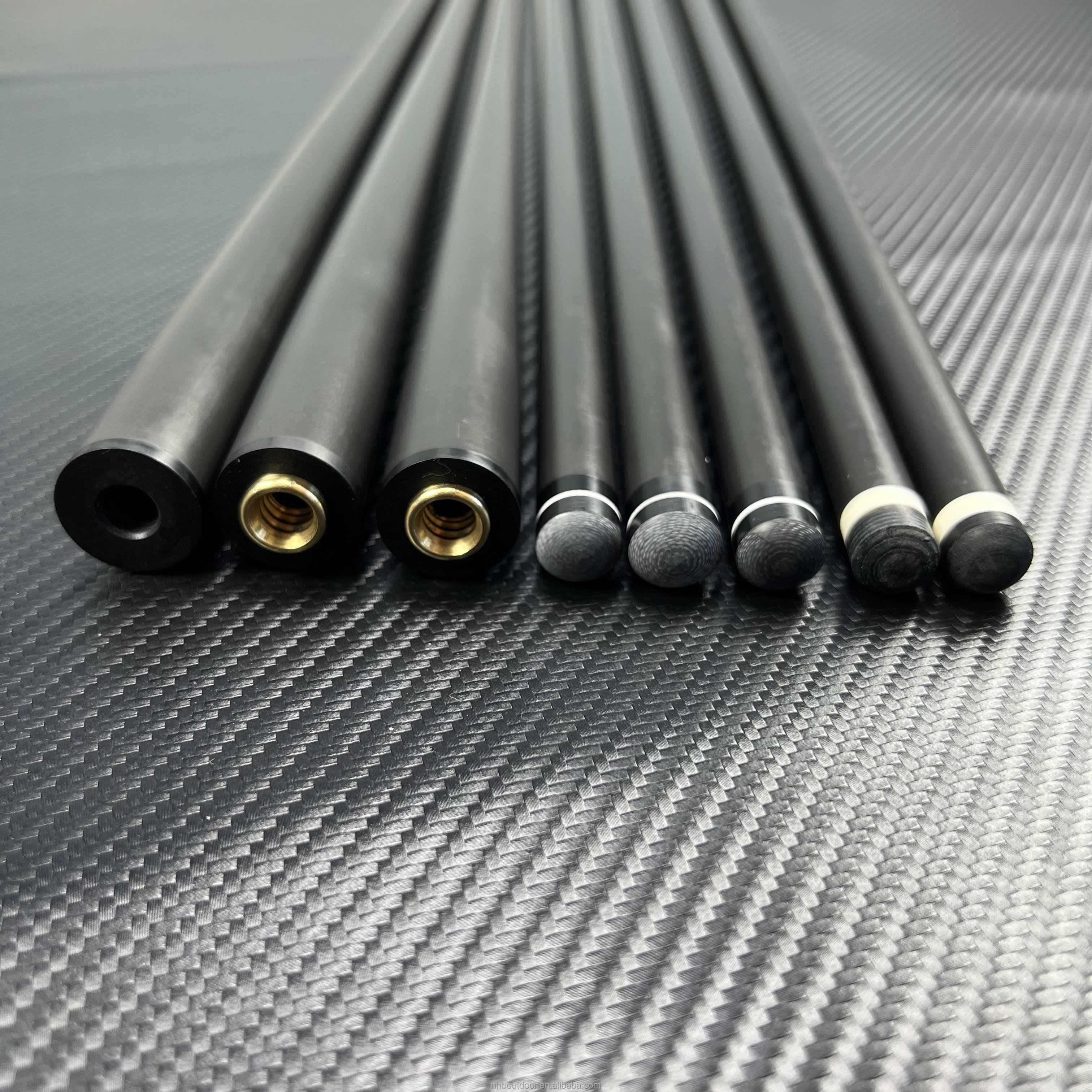 Best ultra low deflection snooker cue billiard carbon fiber break pool cue shaft carbon fiber cue stick
