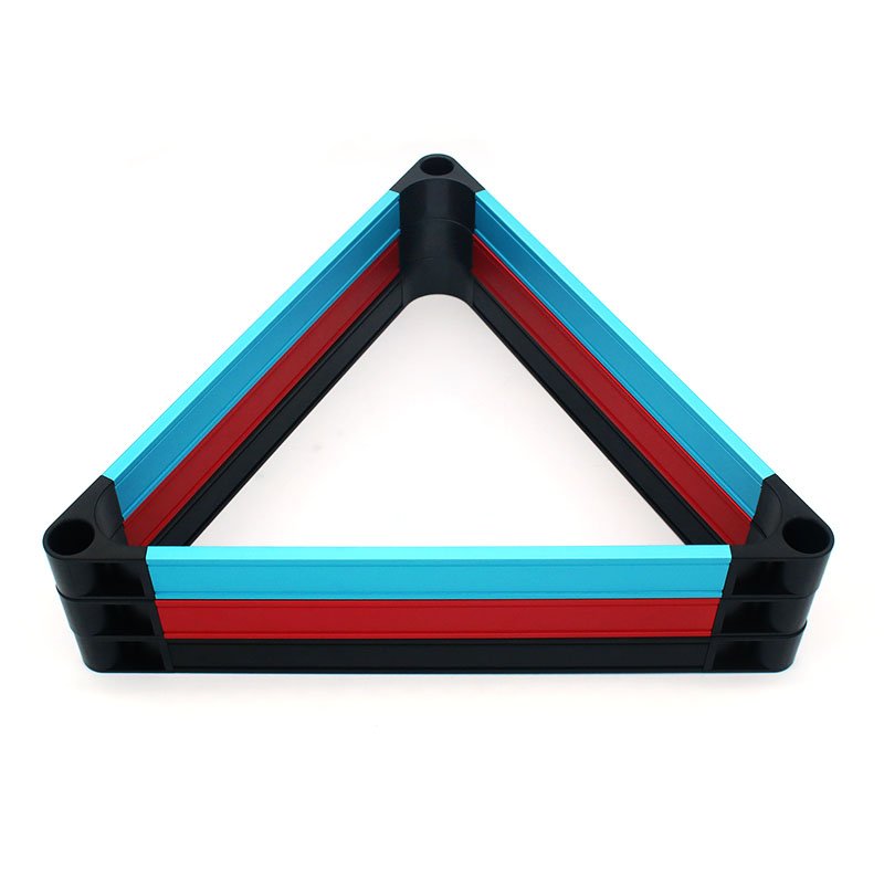 Aluminum Billiard Pool Table Ball Triangle Rack For 57.2mm Pool Balls