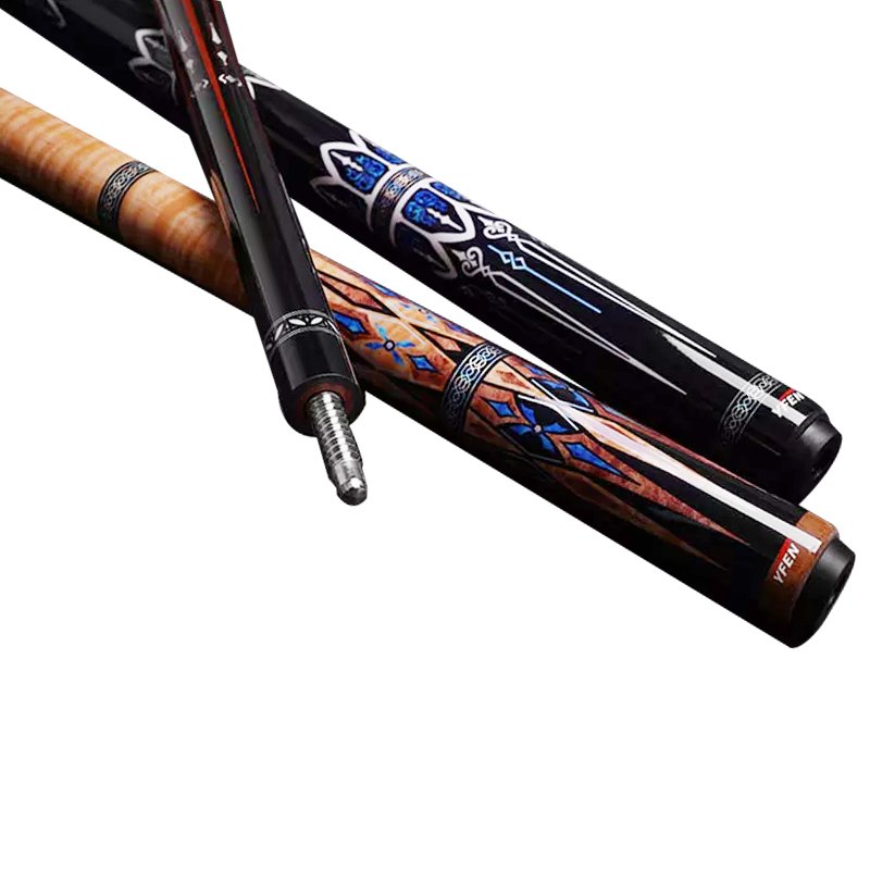 China 1/2 split club Cue Shafts Snooker Taco De Billar Handmade Maple Wood Shafts