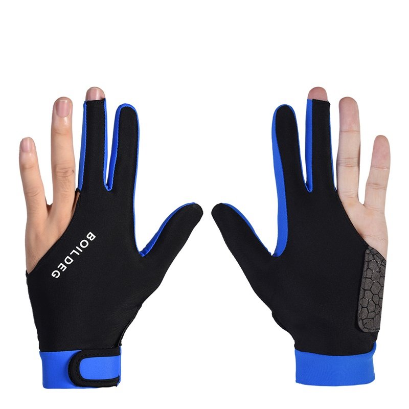 HBG 1044 Anti-Slip Snooker & Billiard Gloves Unisex 3-Finger Pool Gloves Breathable Manufacturers Product