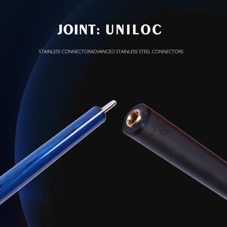 OK HEALING Factory Custom Logo Pool Cue Sticks with 1/2 Jointed Snooker billiard Cue Stick