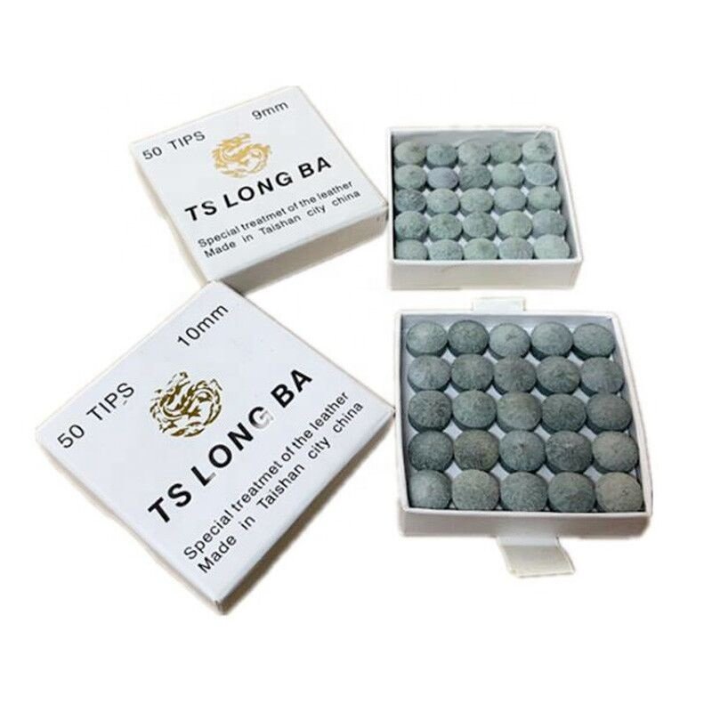 Snooker Cue Tips 10MM Size Box of 50PCS For Sale