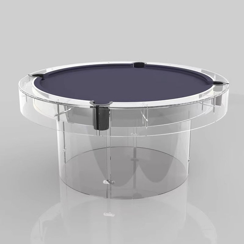 High-end customized model acrylic glass snooker table 9 feet commercial club club special transparent table
