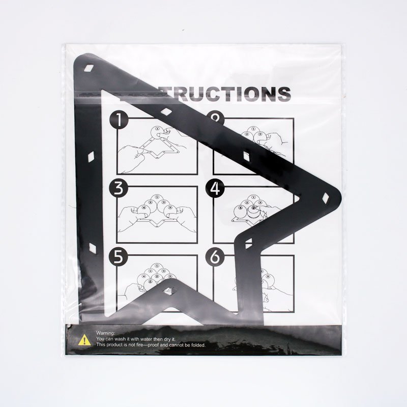 Billiard Pool Ball Indiscernible Magic Rack Sheet/ Rack Sheet 6Pcs/Lot For 2 1/4 Ball