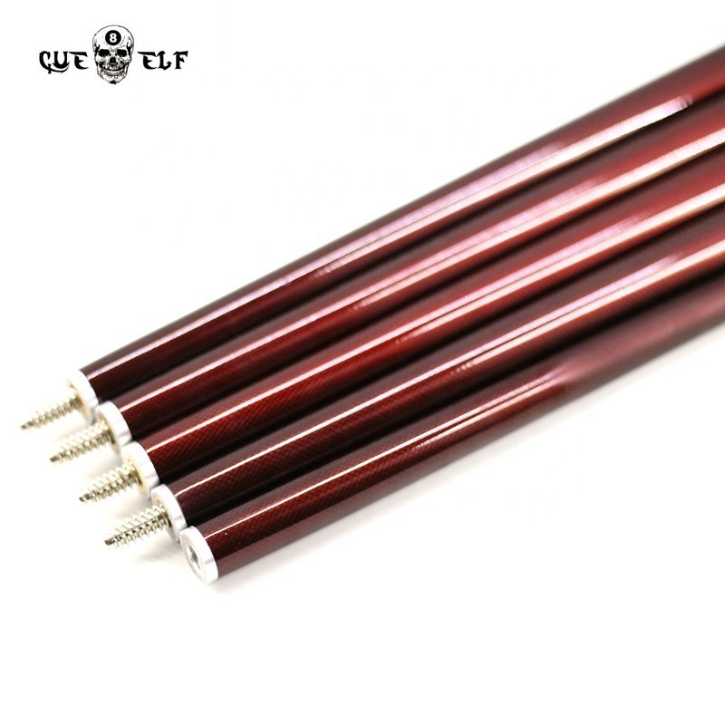 Cueelf red 9.0mm carbon fiber snooker & billiard cues