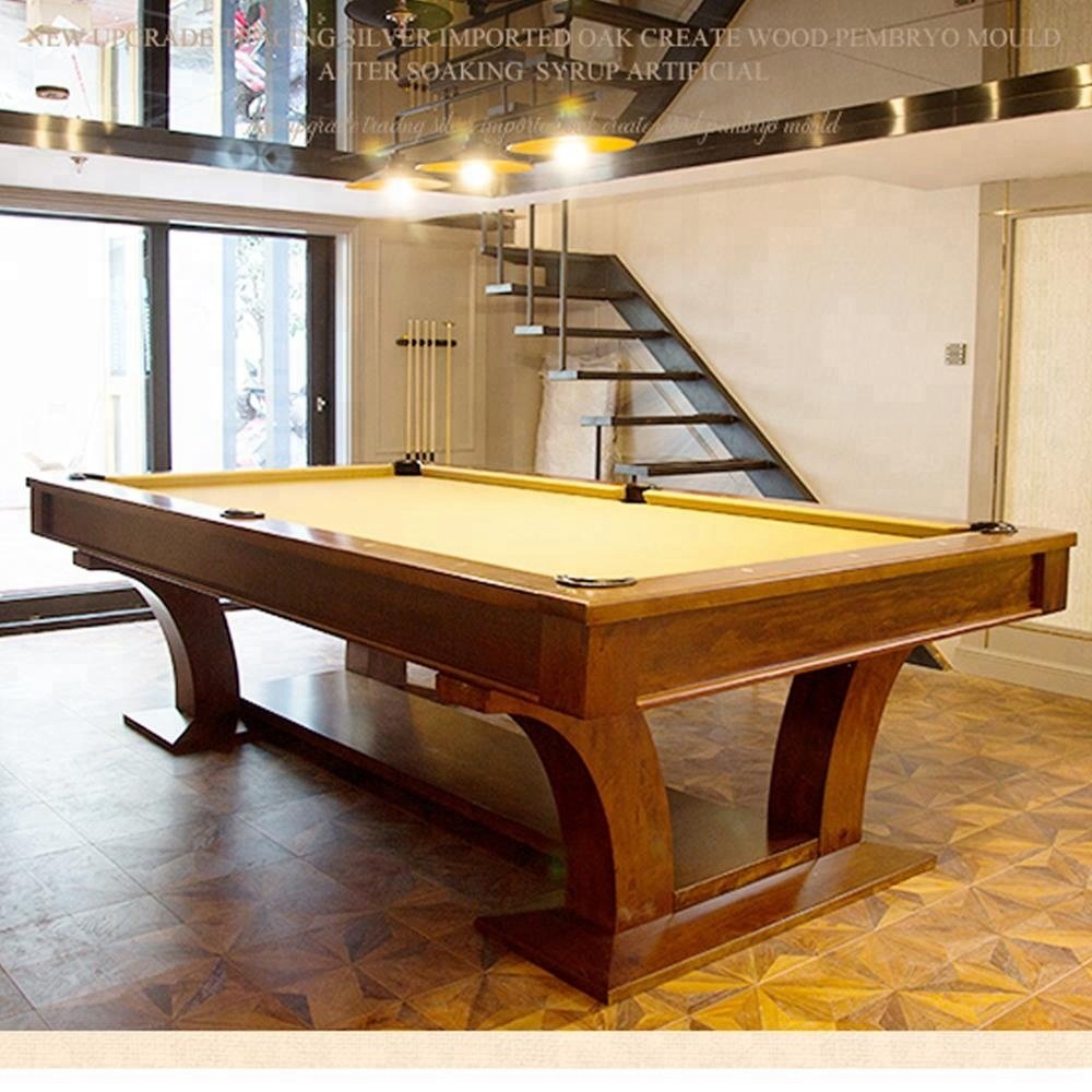 2024 Leather Pocket 9ft new style pool billiard table with reasonable price