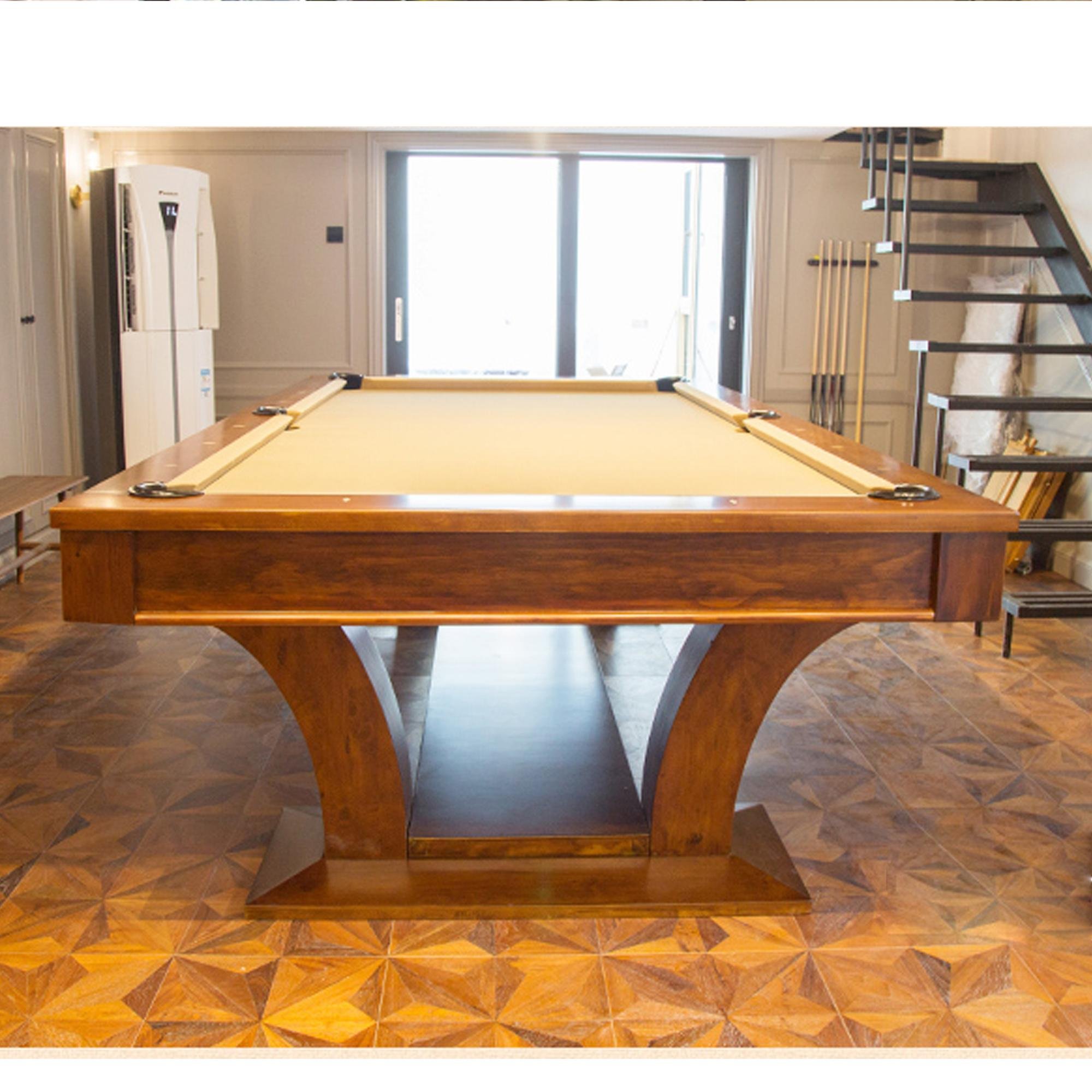 2024 Leather Pocket 9ft new style pool billiard table with reasonable price