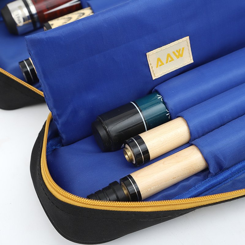 Fashionable and atmospheric billiard club bag, lightweight snooker club bag, waterproof double pocket large capacity 2+4 storage