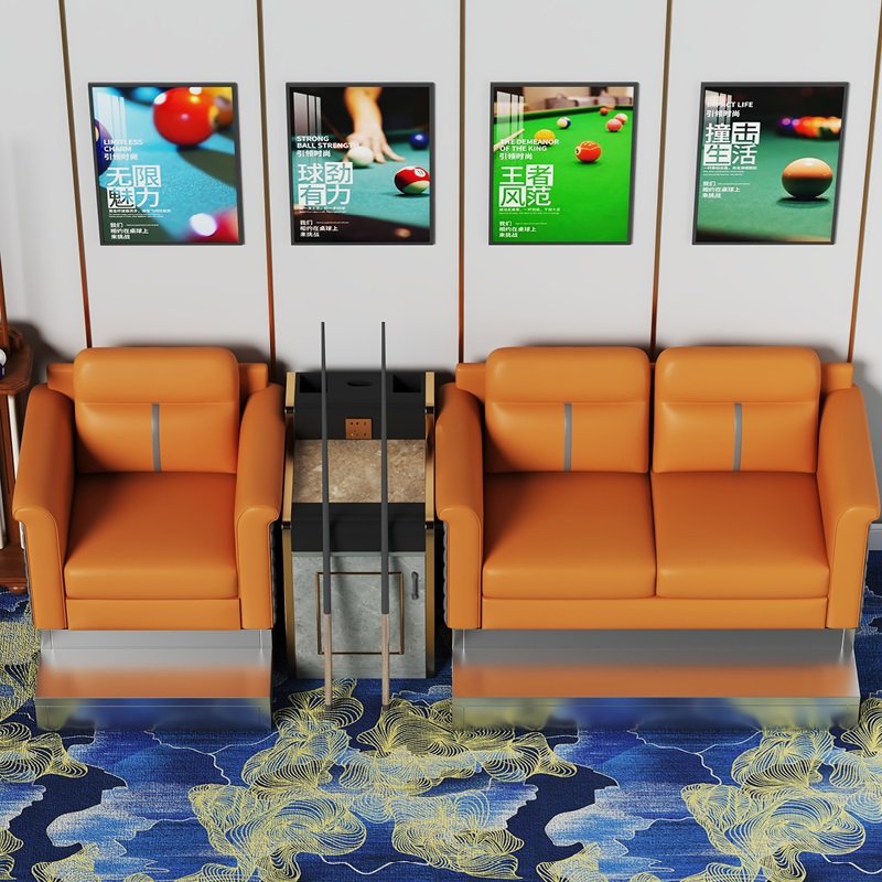 Billiard chair room special sofa room Pool hall sofa billiard spectator chair balle de couche billiard ball chair