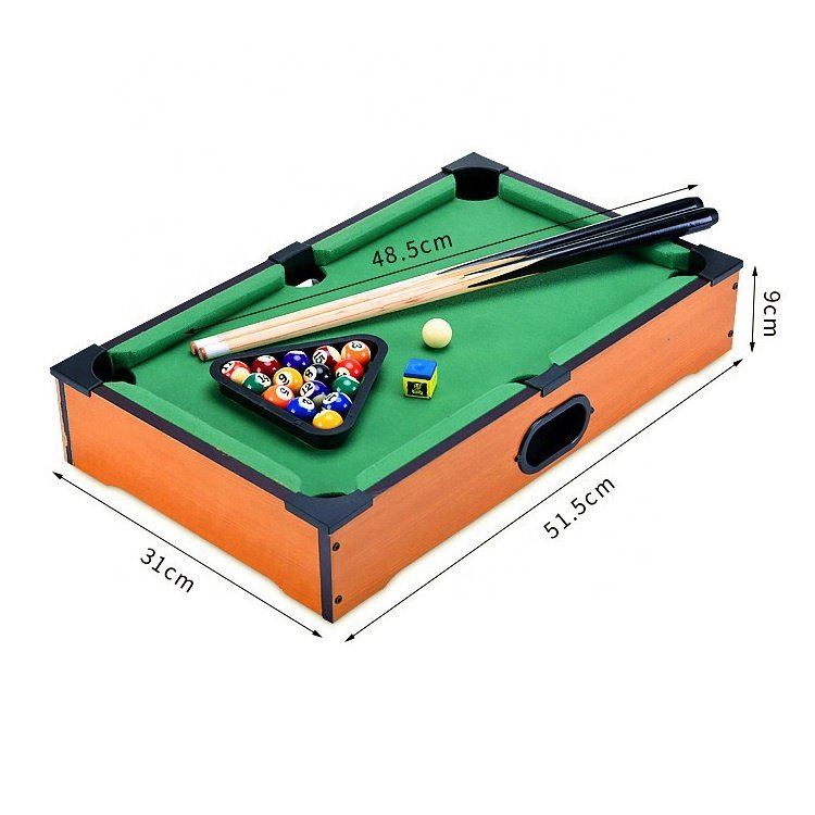 Table for kids factory hot sale indoor mini snooker pool billiard table with cheap price
