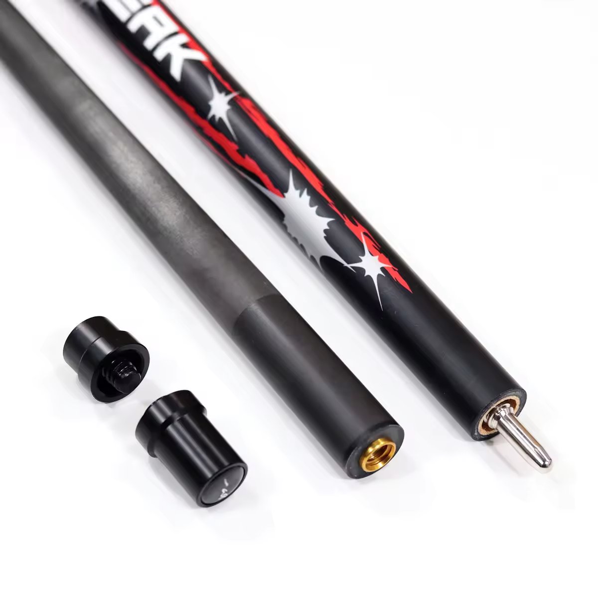 Premium 3pcs Carbon Fiber Shaft Billiard Pool Snooker Jump Break Cue For Sale