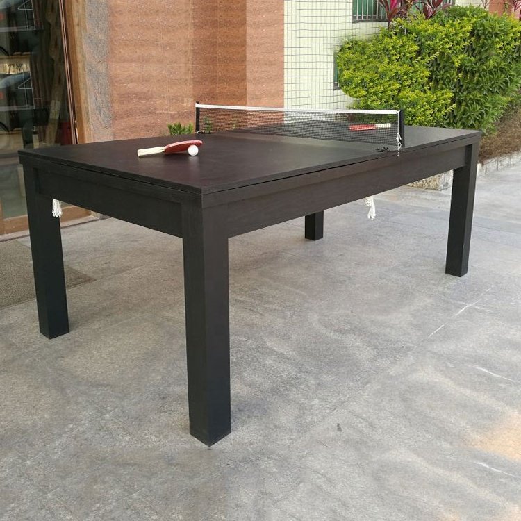 Hot sale customize multifunction snooker billiard pool dining table for home