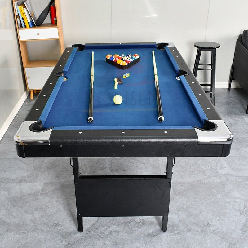 Portable Folding Leg 6FT/7FT Billiard Pool Snooker Table with Free Accessories For Sale