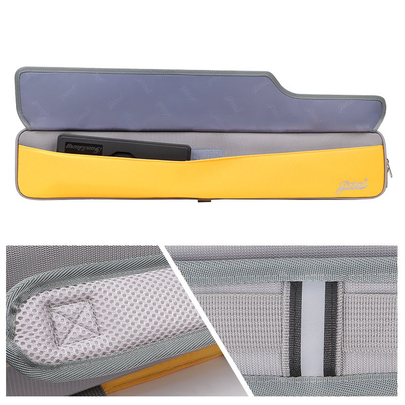 Oxford fabric waterproof soft professional soft billiard cue case with front pocket