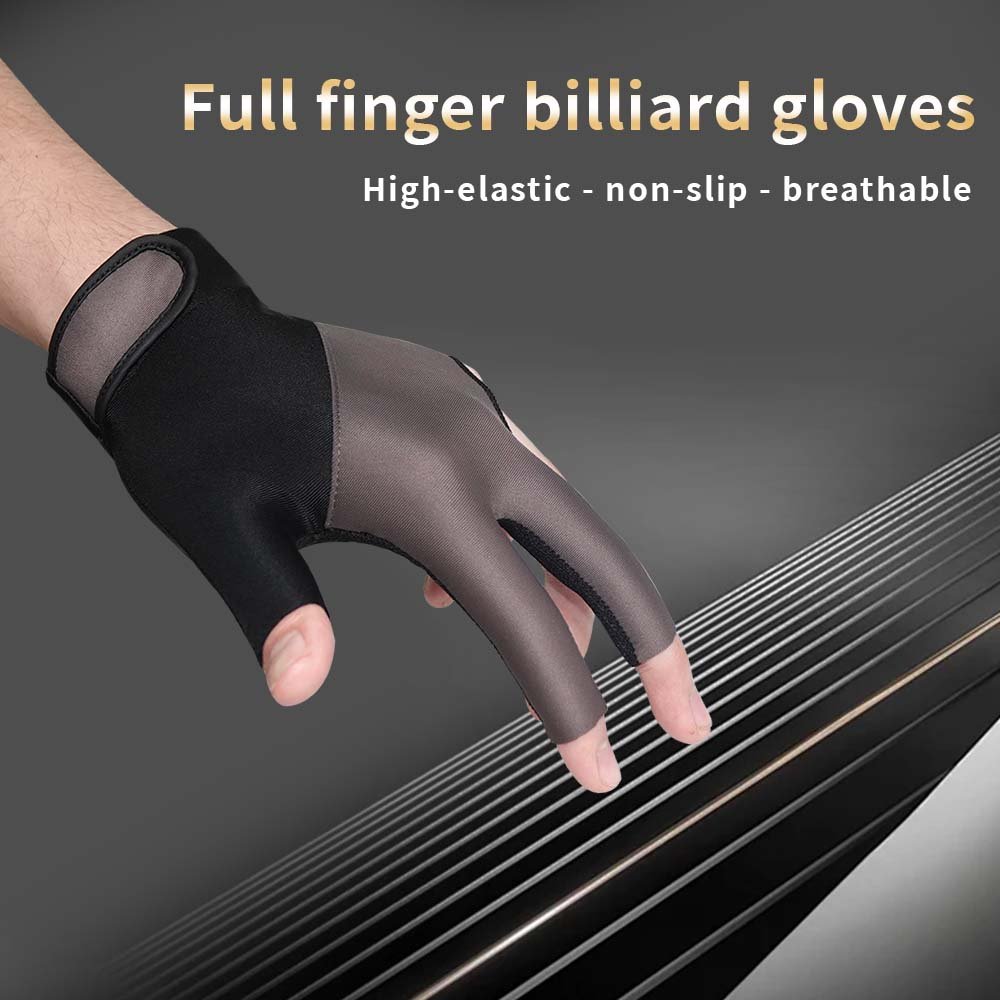 Billiard Gloves Left Right Hand Breathable Snooker High Quality Customized Three Fingers Gloves Billiard
