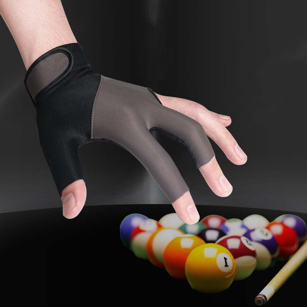 Billiard Gloves Left Right Hand Breathable Snooker High Quality Customized Three Fingers Gloves Billiard