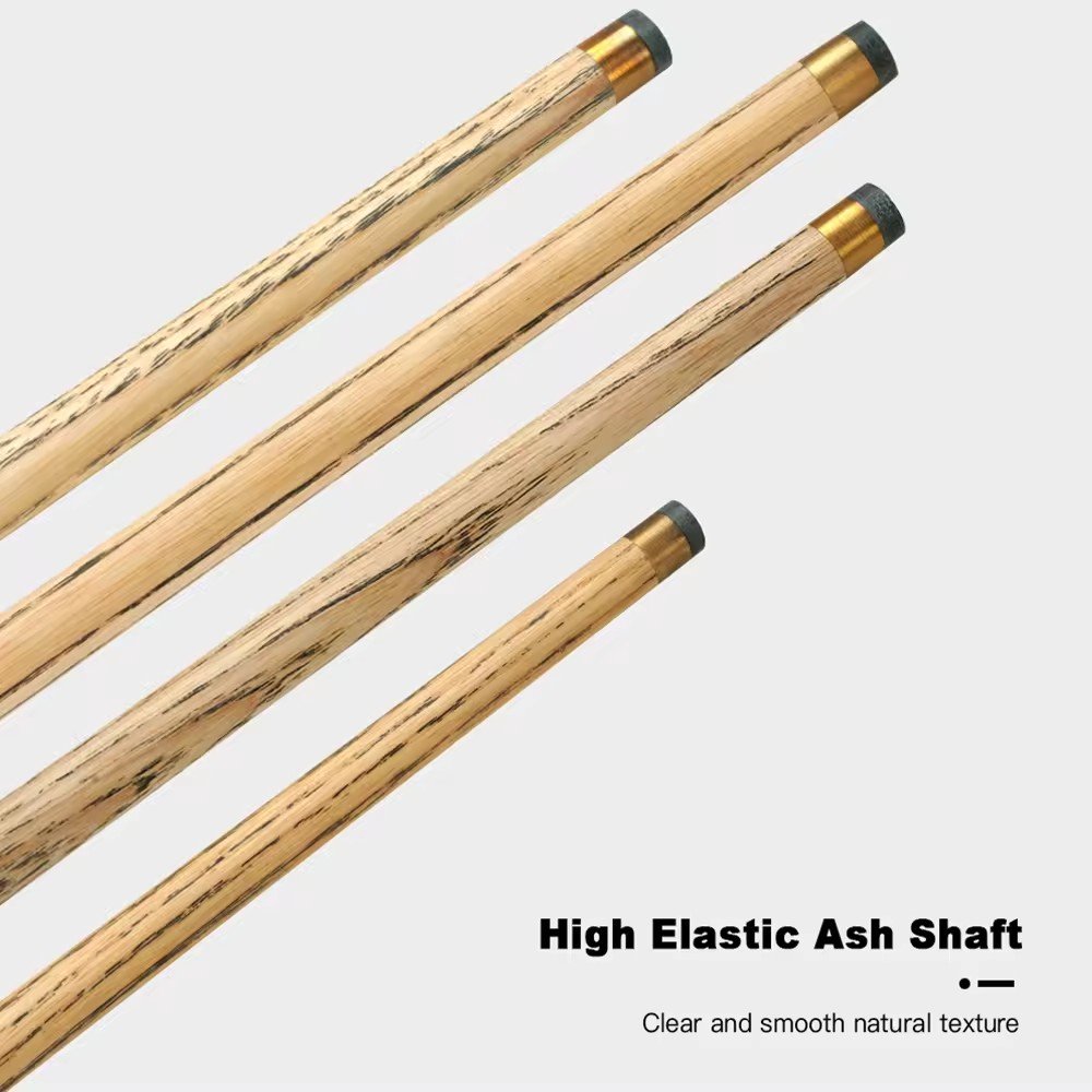 Snooker Cue Member Model Tip Ash Cue Snooker Stick Billiard Cue Stick 3/4 Jointed 57 Inch 10-10.2mm Digital Printing Ash Wood