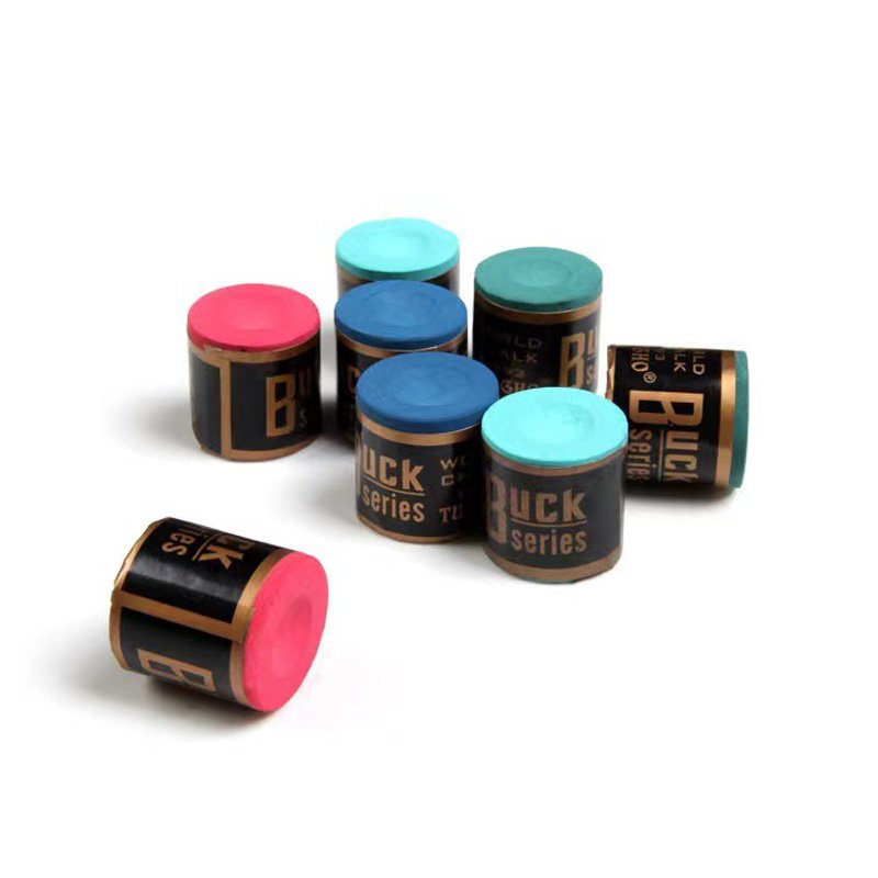 Customized Billiard Pool Accessories Blue Green Red Pool Cue Chalk Cylinder Billiards Chalk for Club Billiards Equipment Store