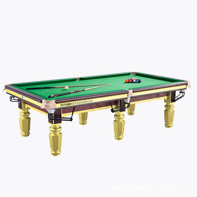 Modern standard 8-foot 9-foot pool table snooker table with full set of equipment, support customization