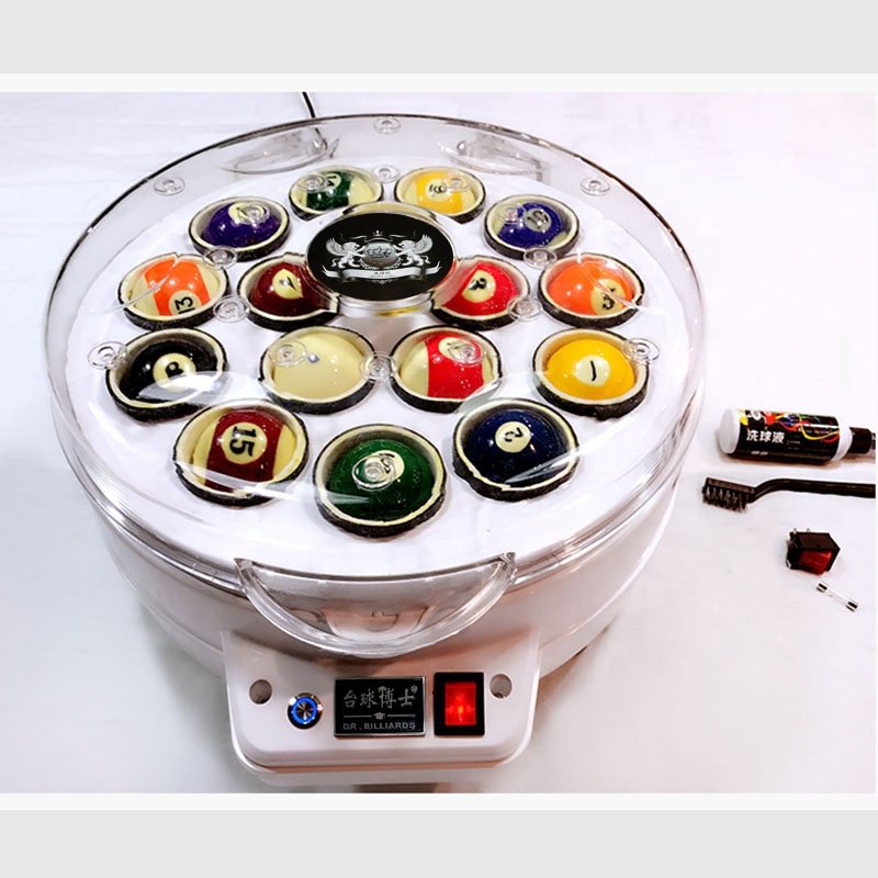 Promotion Sale Professional automatic 16pcs pool billiard ball cleaner washing cleaning machine
