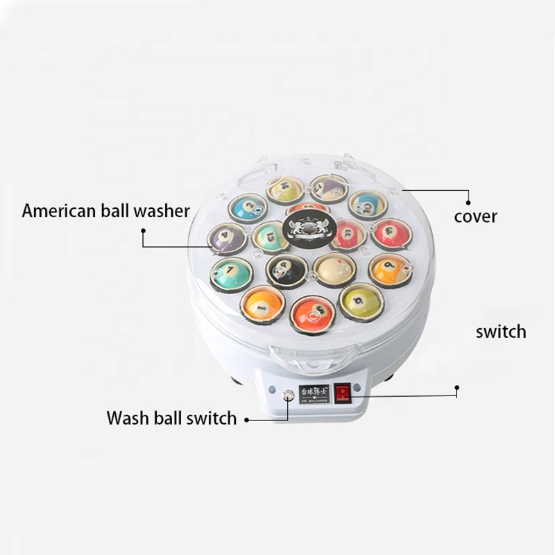 Promotion Sale Professional automatic 16pcs pool billiard ball cleaner washing cleaning machine