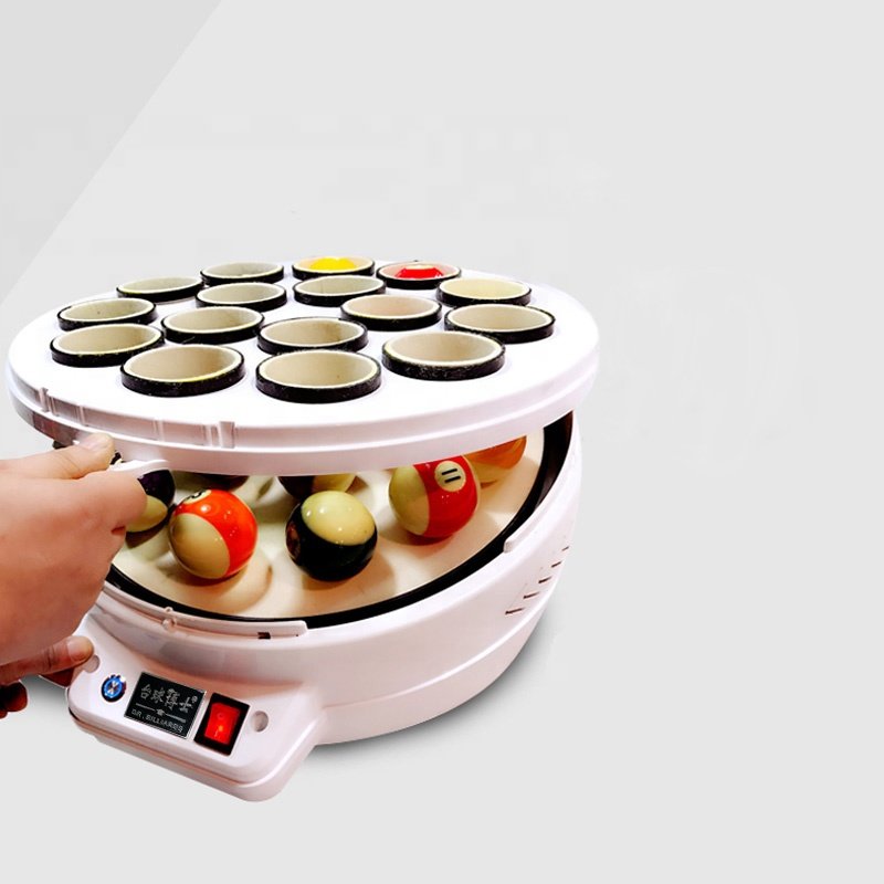 Promotion Sale Professional automatic 16pcs pool billiard ball cleaner washing cleaning machine