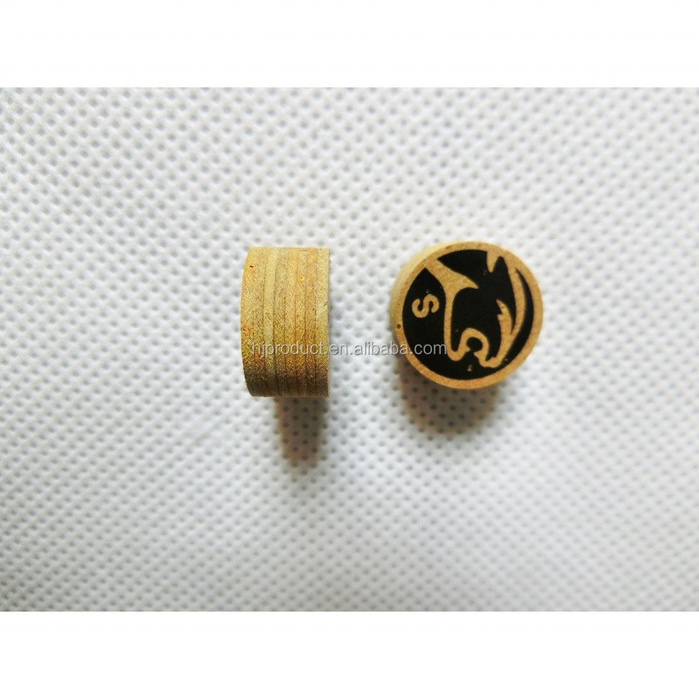 Premium Quality 14mm Multi Layer Leather Billiard Pool Cue Stick Tip