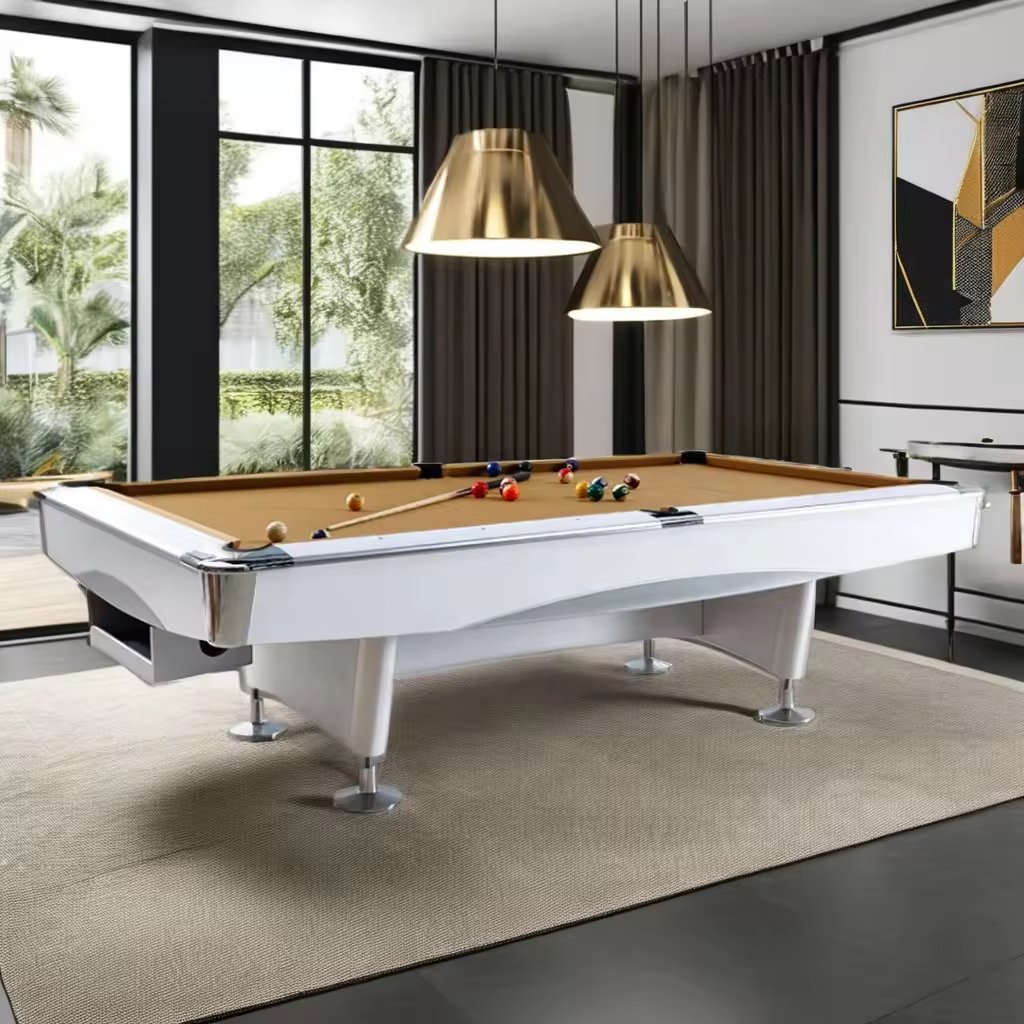 Naipni Factory Commercial Use 9ft Snooker Tables Slate Bed Pool Tables