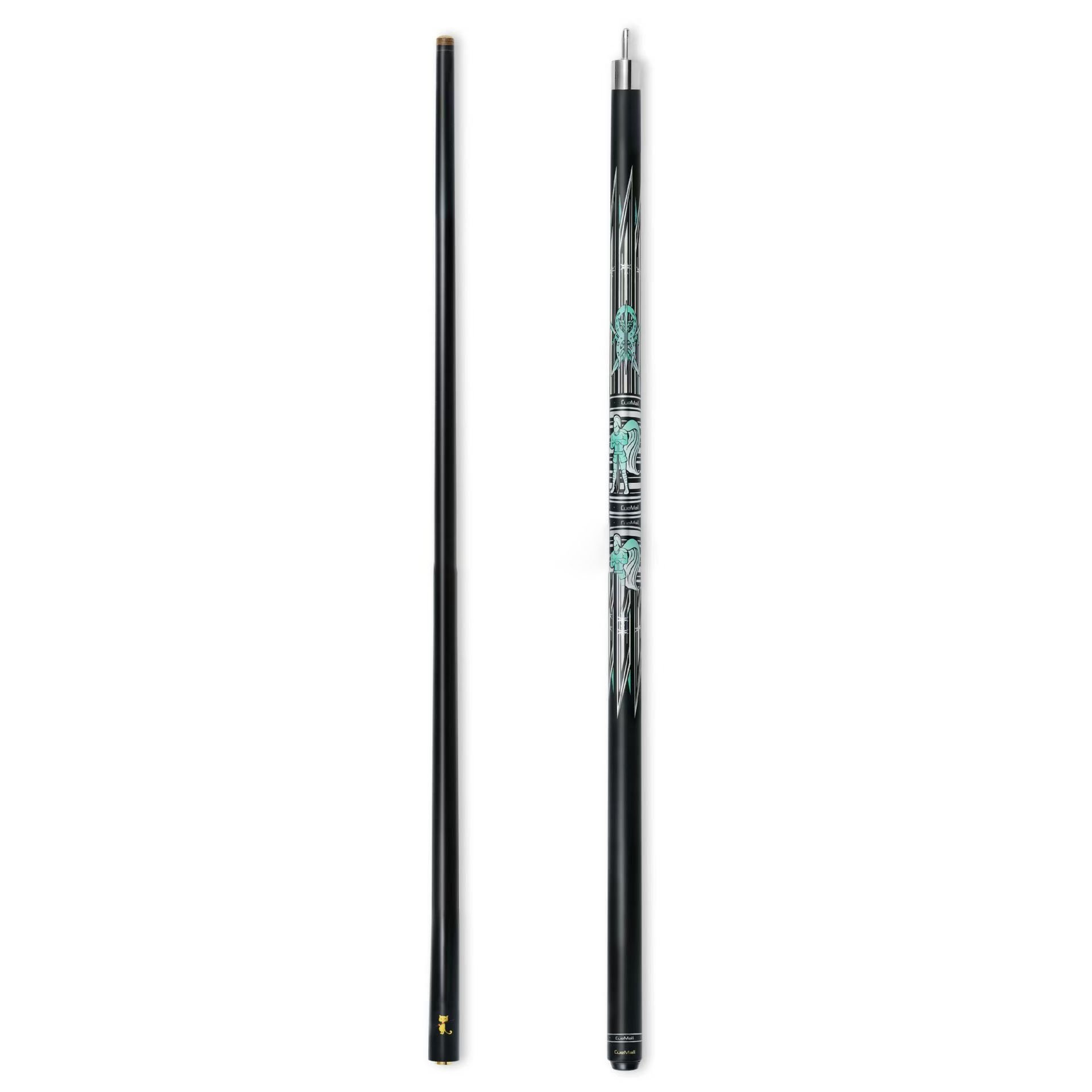 Wholesale Price Billiard 2-PC Glassfiber Cue Stick Snooker Billiard Cue Stick Black For Club Billiards Game