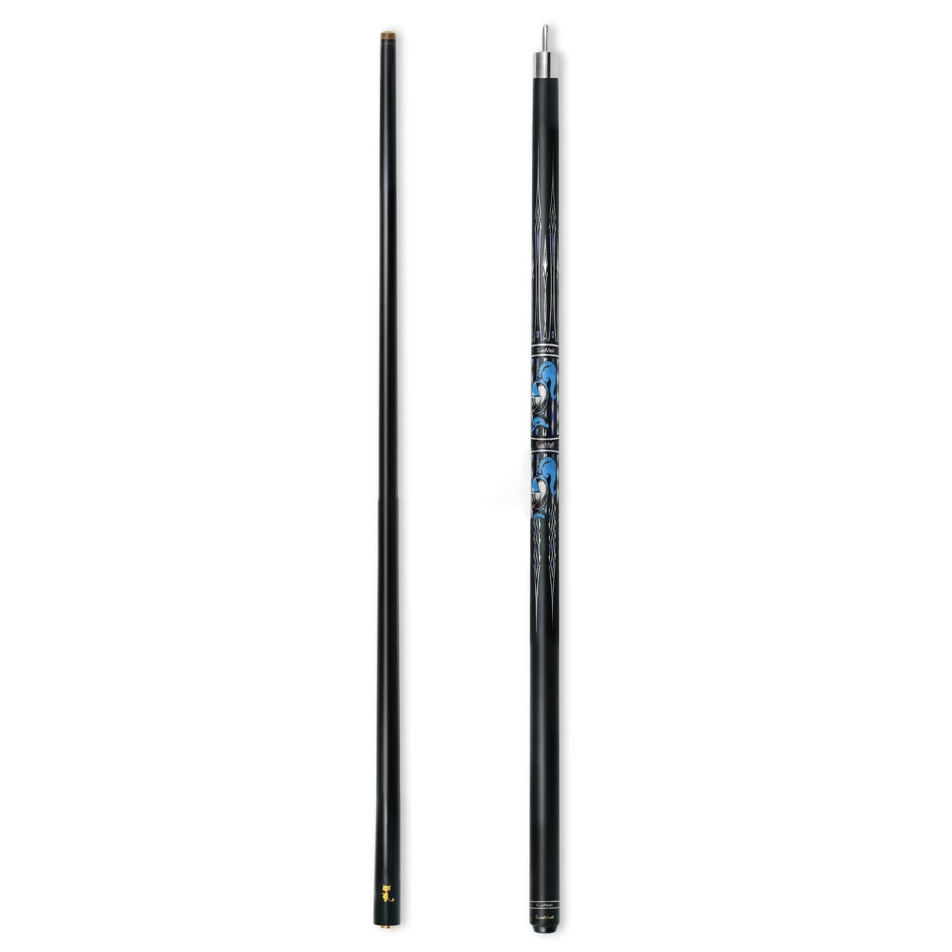 Wholesale Price Billiard 2-PC Glassfiber Cue Stick Snooker Billiard Cue Stick Black For Club Billiards Game