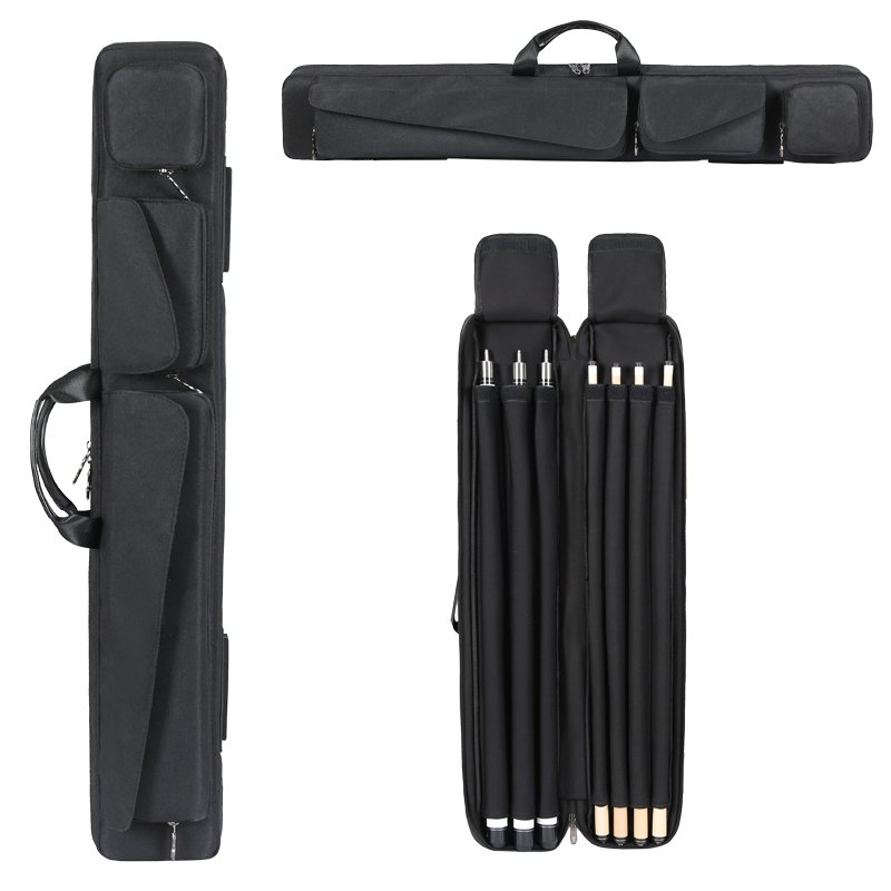 High Quality Customised Snooker Billiard Cue Bag Oxford Material High Quality Stick Rod Carrying Case Featuring Shoulder Strap