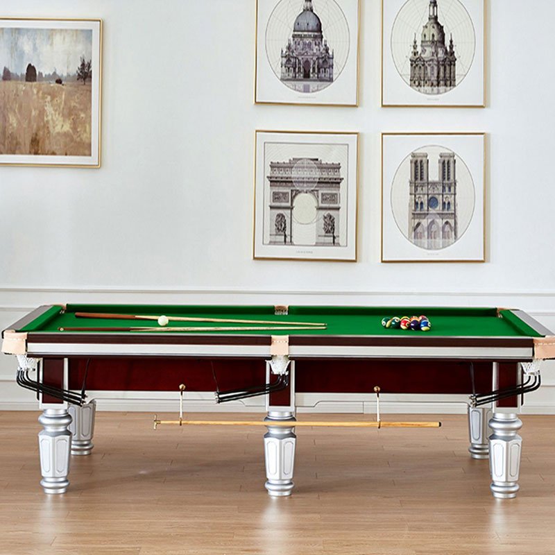 Standard professional bluestone billiard table, solid wood Chinese black 8-ball billiard table
