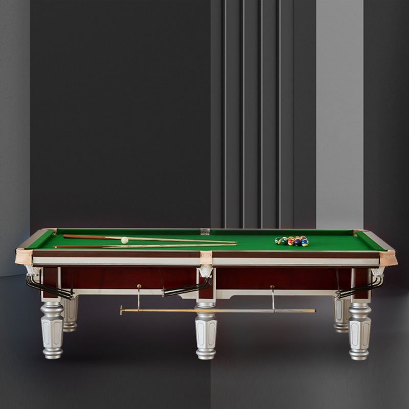 Standard professional bluestone billiard table, solid wood Chinese black 8-ball billiard table