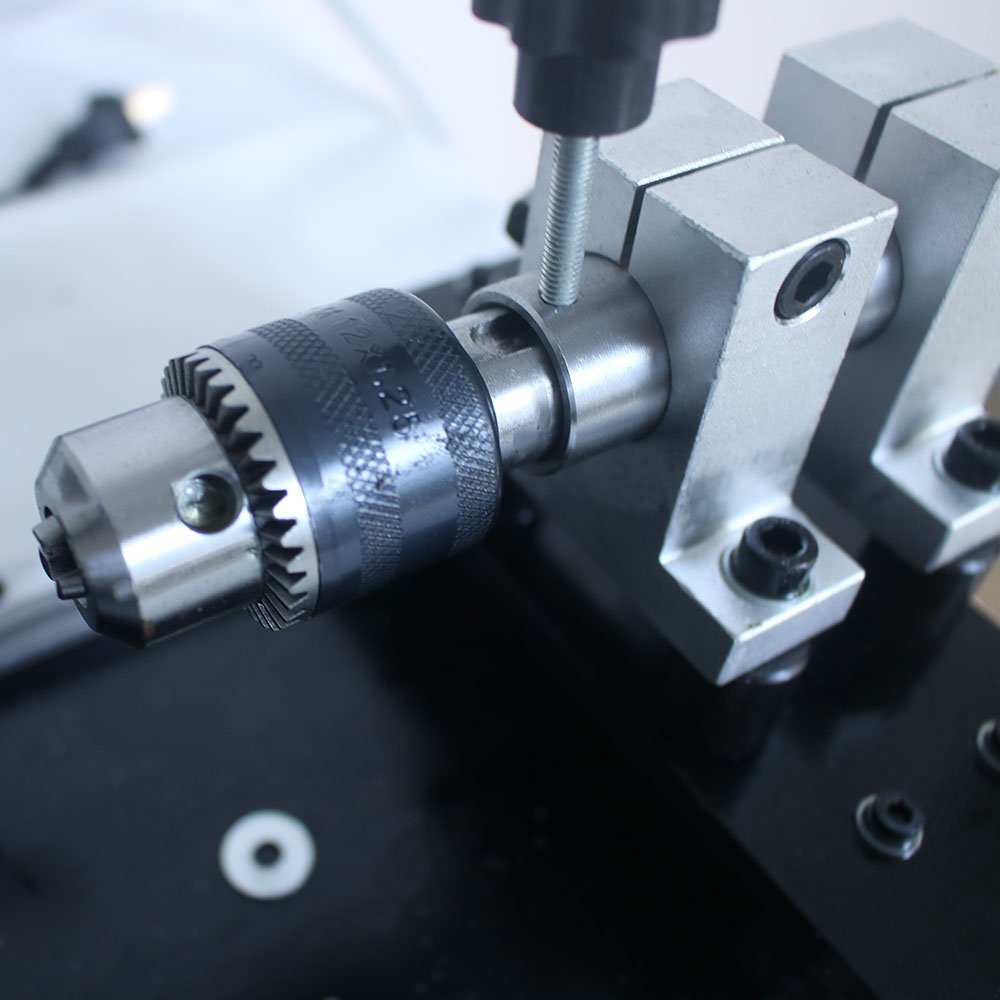 A Professional Mini Variable Speed Pool Cue Snooker & Billiard Cue Repairing Machine With Shift Rail For Workshop Model