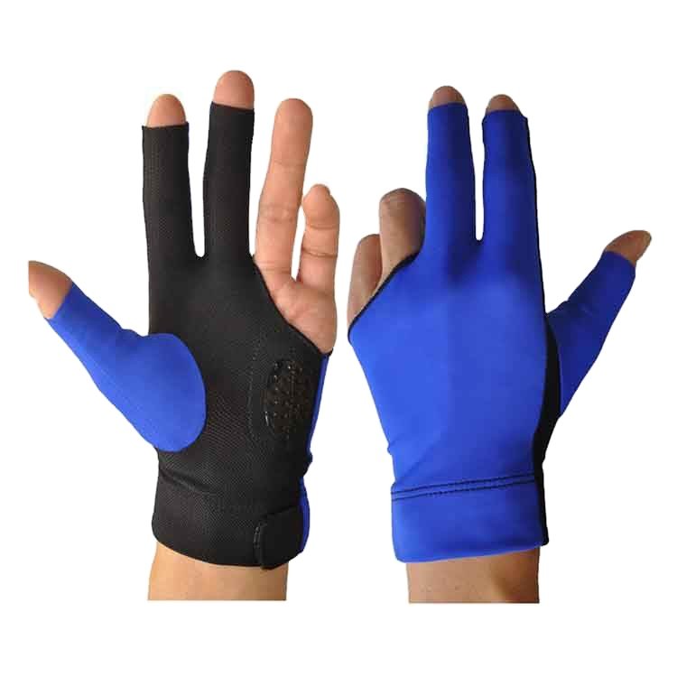 Unisex Three-Finger Breathable High-Stretch Billiards Gloves Wholesale Custom Wear-Resistant Non-Slip for Snooker Sports