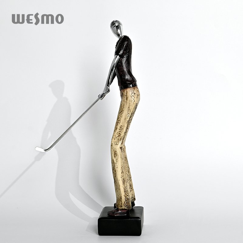 The Desktop Resin snooker billiards figure statue Handmade Billiard figure sculpture Resin Statue Crafts