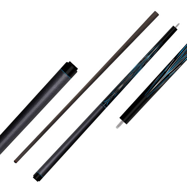 Ao Feng No.118 Customizable Carbon Fiber Snooker Cue Stick 1/2 Split 12.4mm/12.9mm with Stainless Steel Joint