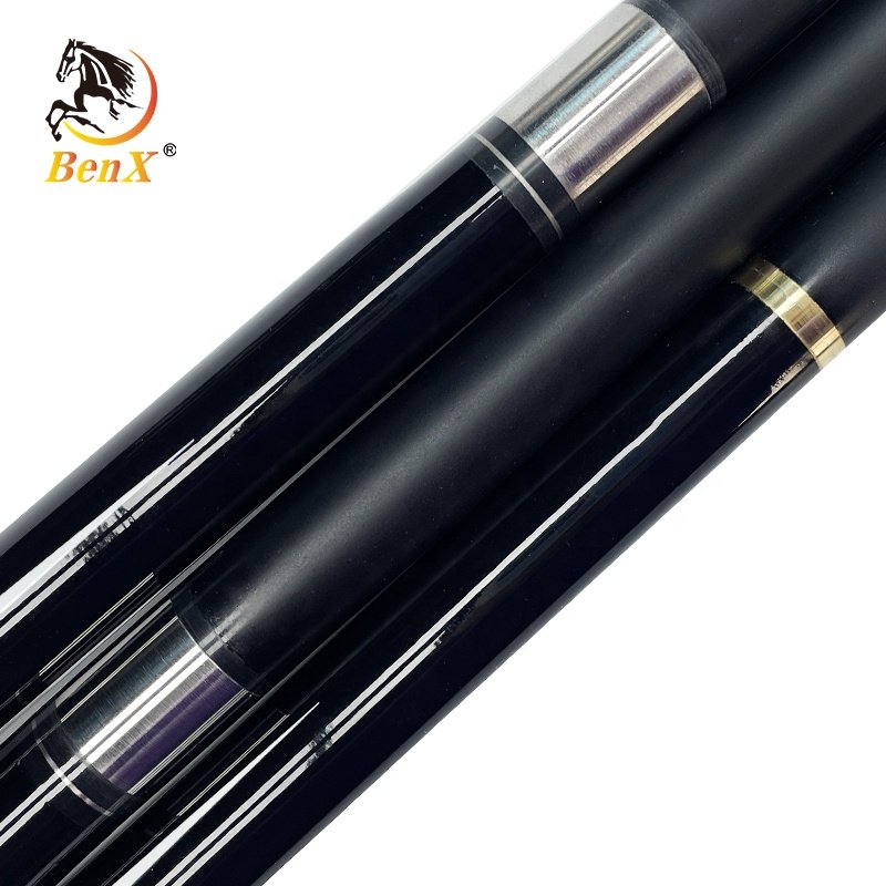 BenX Series G29 Carbon Fiber 1/2 Pool Cue Black Fiber Snooker Cue For Billiards 10mm/11.5mm/13mm