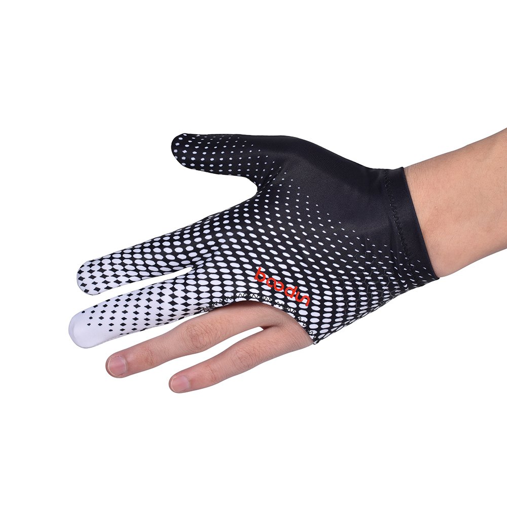 Gan Custom Billiards Sports Gloves Fingers Pool Cue Shooting Snooker Shooters Gloves Non Slip Pad 3 Unisex Sports Kit Spandex