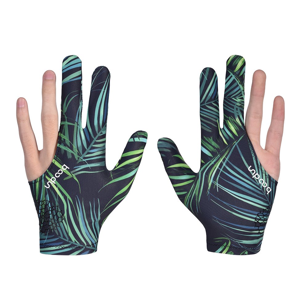 Gan Custom Billiards Sports Gloves Fingers Pool Cue Shooting Snooker Shooters Gloves Non Slip Pad 3 Unisex Sports Kit Spandex