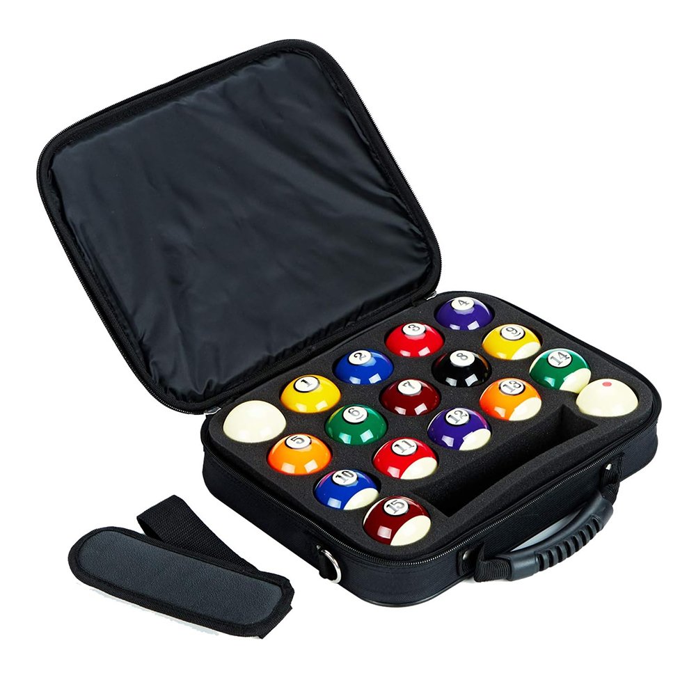 Portable Pool Balls Carrying Case for One Set of Billiard Balls Custom EVA Travel Holder with Handle EVA Hard Billiard Case
