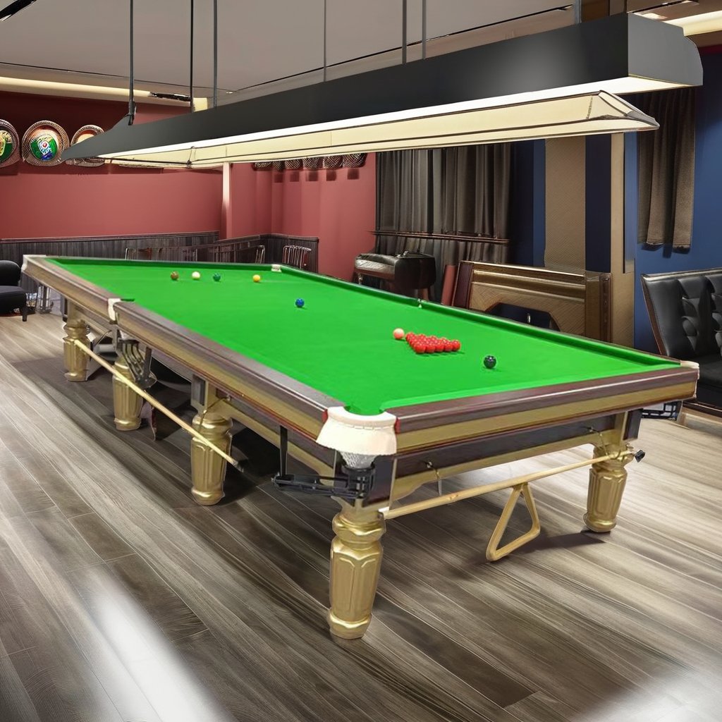 High quality world professional snooker table 12 ft snooker pool table for Club