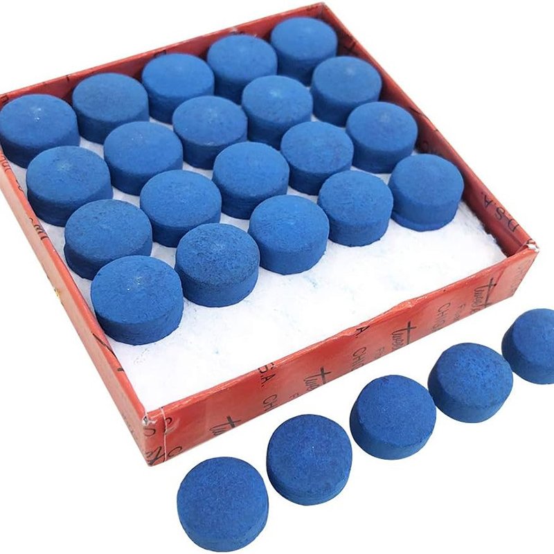 M0090 Customizable XXL Snooker Cue Tips 10mm & 12mm Imitation Cowhide pool Leather Box Outer Packaging with Custom Logo