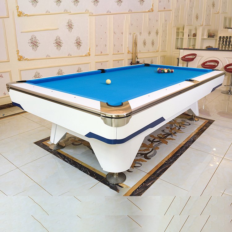 The most popular Pool Table Solid Wood 9ft pool Snooker table with light