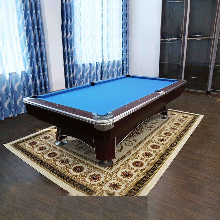 The most popular Pool Table Solid Wood 9ft pool Snooker table with light