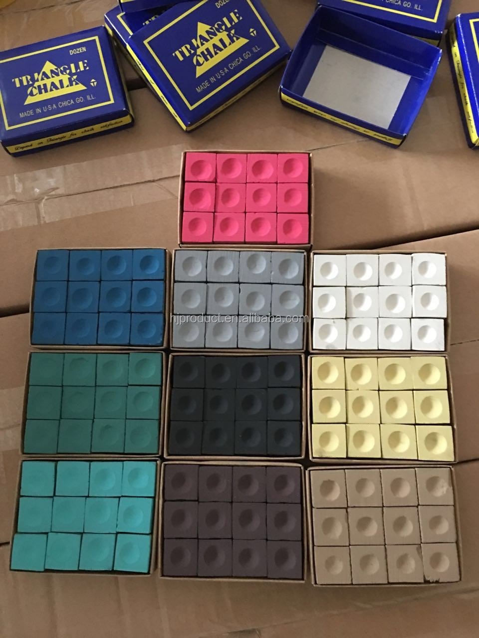Factory price Billiard Accessory Square Shape Snooker Pool Billiard Chalk For Billiard Cue tool for sale