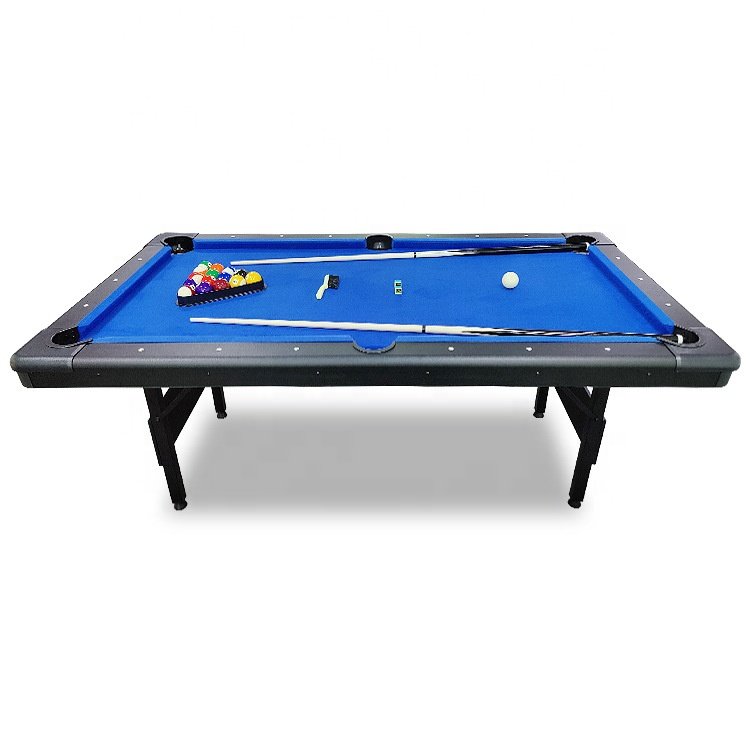 6ft 7ft Billiards Table - Portable Pool Table - Includes Full Set of Balls, 2 Cue Sticks, Chalk, and Felt Brush; Choose Your